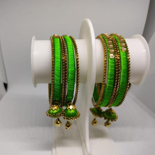 MAANYA BANGLES - PARROT GREEN