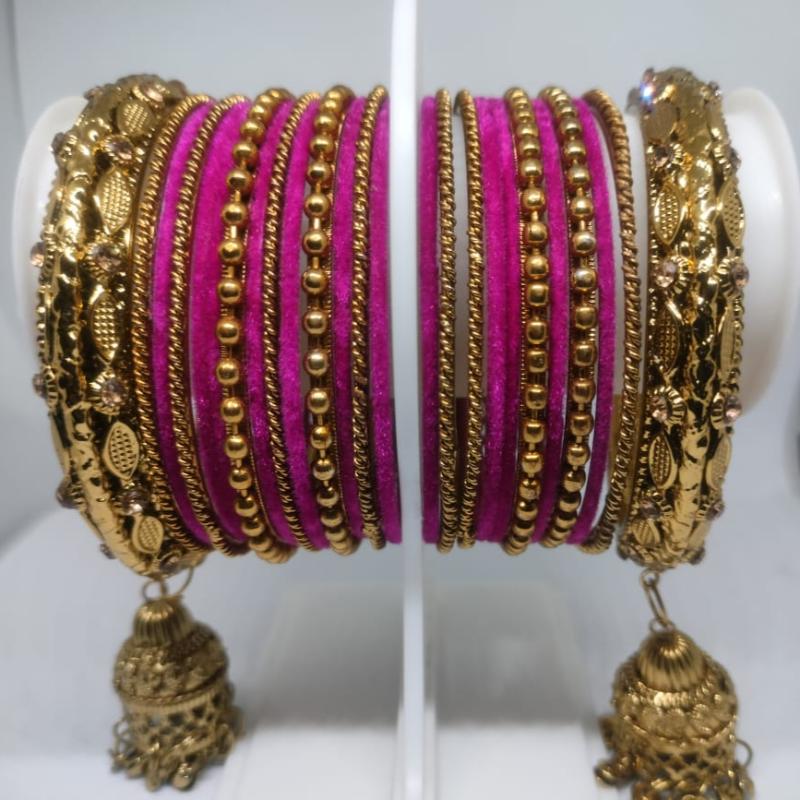 BRIDAL BANGLES - MAJENTA