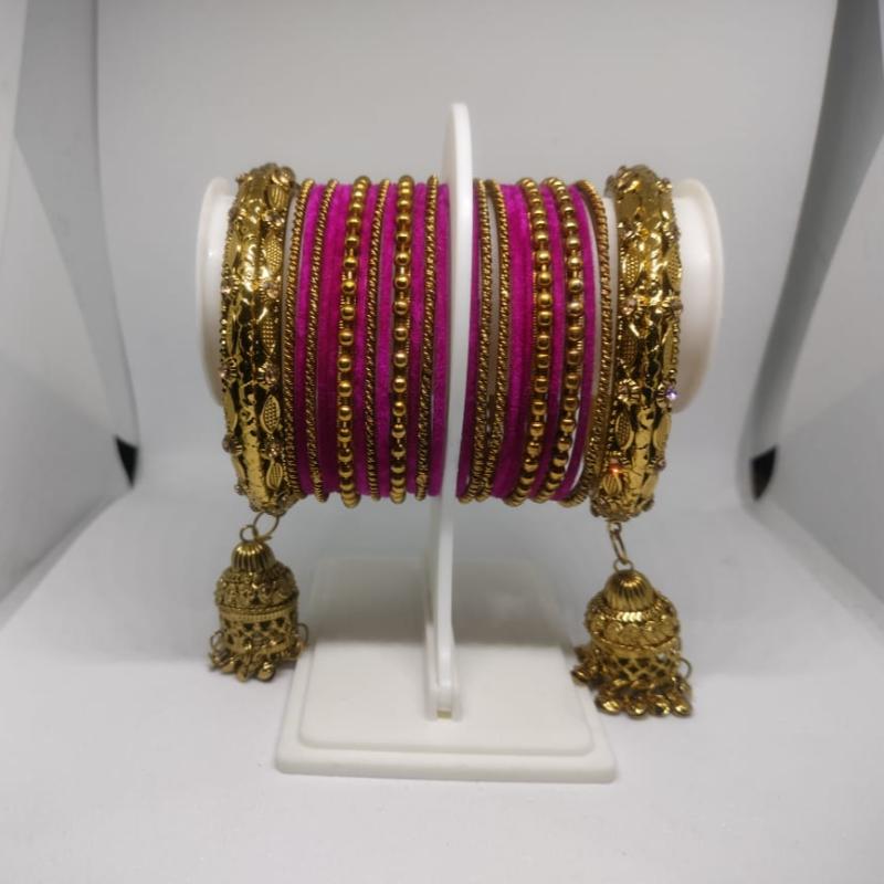 BRIDAL BANGLES - MAJENTA