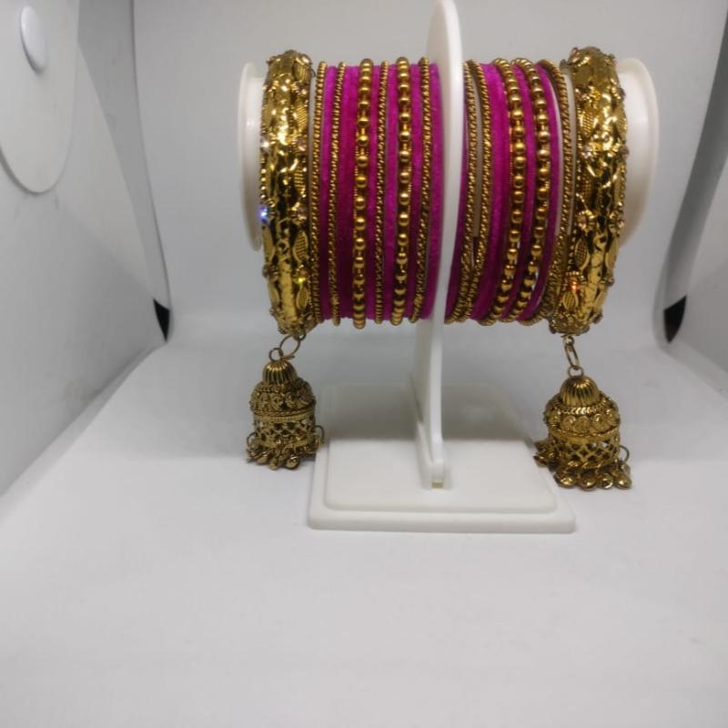 BRIDAL BANGLES - MAJENTA